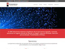 Tablet Screenshot of bmsolucionessrl.com.ar